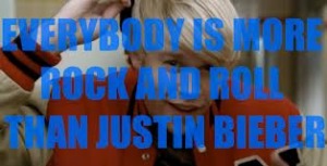 Justin Bieber is NOT Rock n' Roll!