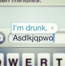 online dating drunk text message not ok
