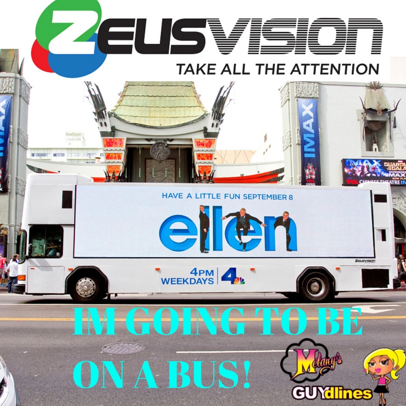 Melanysguydlines on a Zeusvision bus