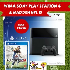 Win a Sony Playstation and Madden NFL 1