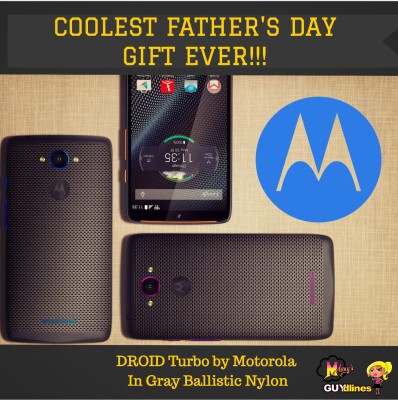 Coolest Father’s Day Gift Ever: DROID Turbo By Motorola in Gray Ballistic Nylon