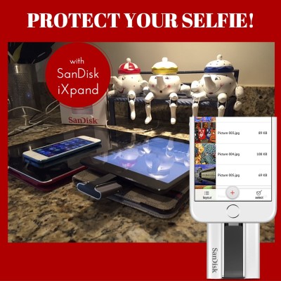 Protect Your Selfie With SanDisk iXpand