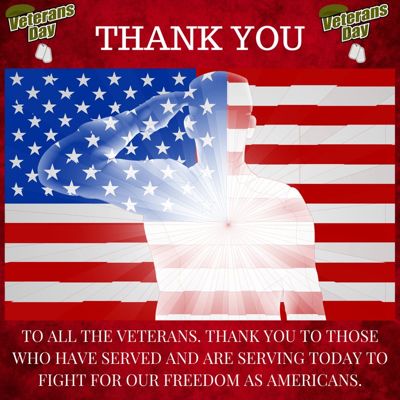 Thank You Veterans Today And Every Single Day 