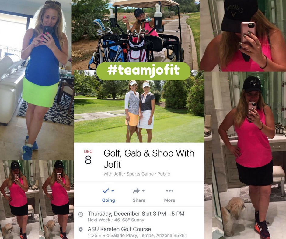 Join Me For Golf And Freebies From Jofit Apparel Dec. 8, 2016 In Tempe, AZ 
