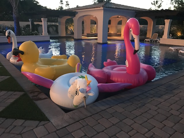 drunk unicorn pool float